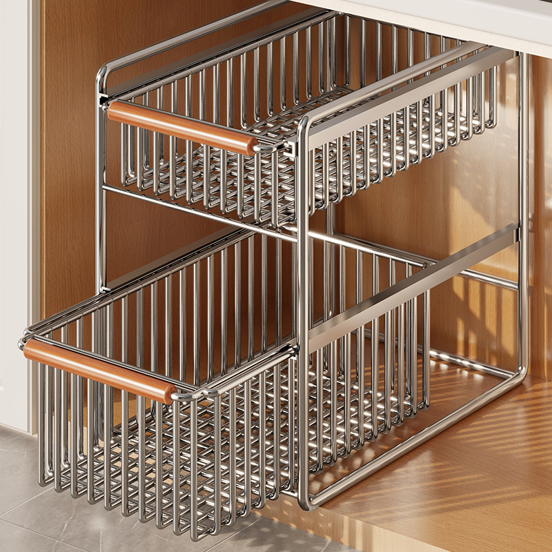 柜内碗碟沥水架子下水槽放置架