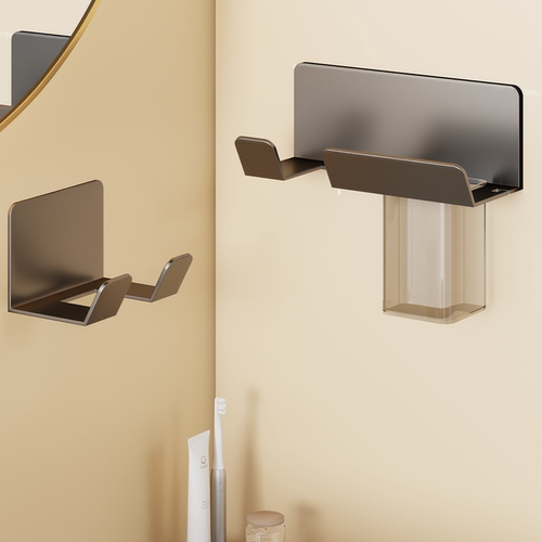 吹风机挂架免打孔卫生间置物架壁挂式风筒支架电吹风收纳架子神器