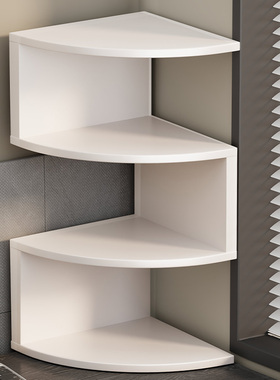 书立架收纳架文件收纳盒书架阅读架书架桌面收纳墙角转角拐角处免打孔墙上卧室墙壁角落置物架书架厨房三角柜