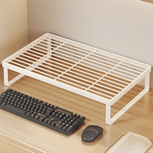 笔记本电脑支架宿舍电竞房桌面散热底座烧烤架支撑架办公桌工位悬空加高显示器屏幕增高置物架铁艺多功能支架