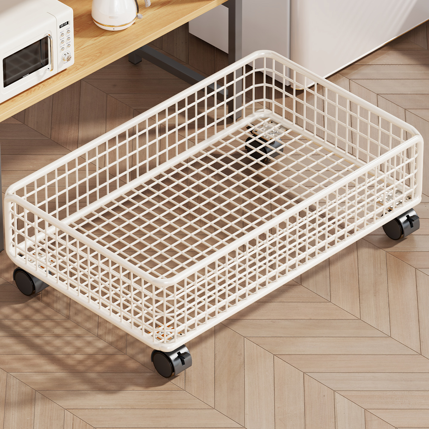 厨房置物架台面多层菜篮