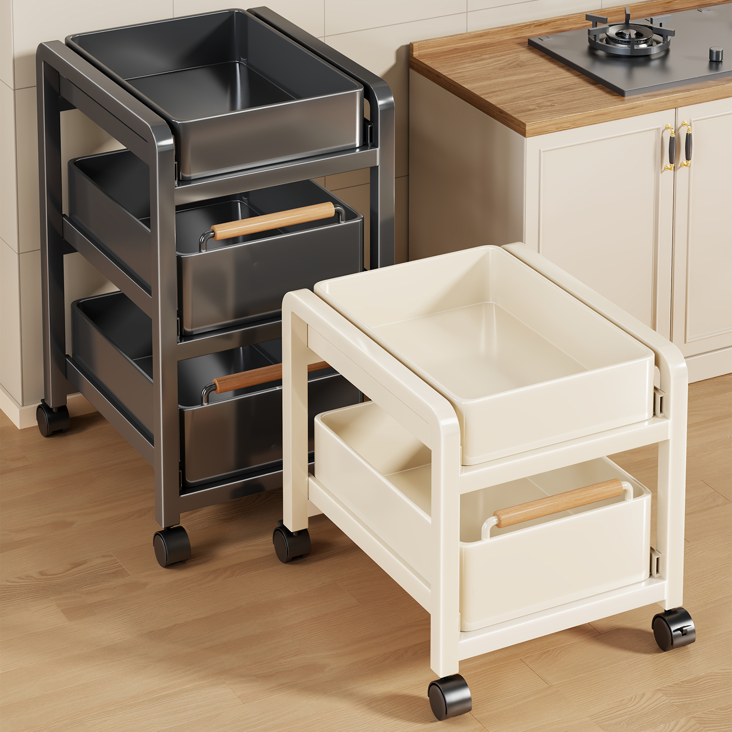 菜篮子置物架厨房多层储物架