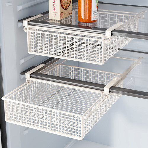 冰箱抽屉式收纳盒挂篮内部悬挂
