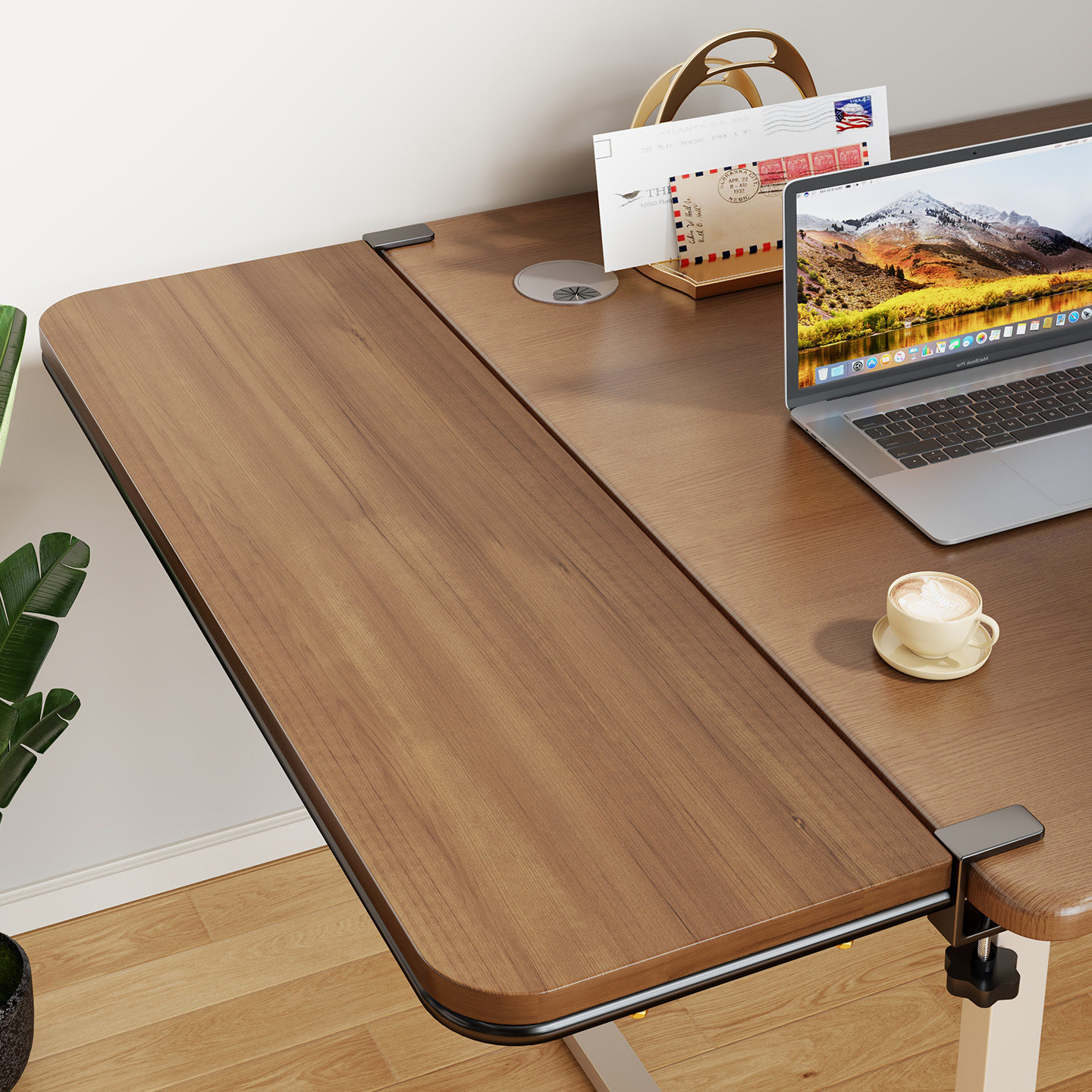 桌面延长板工位键盘托架桌子延伸面板办公室电脑桌加长拓展台桌板