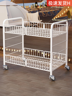 夜市可折叠小推车专用摆摊促销车小吃车地摊项炼饰品可移动展示架