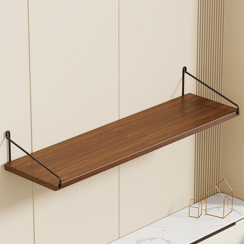 实木墙上置物架书架书房书本挂墙放置架卧室墙壁装饰架子创意挂架