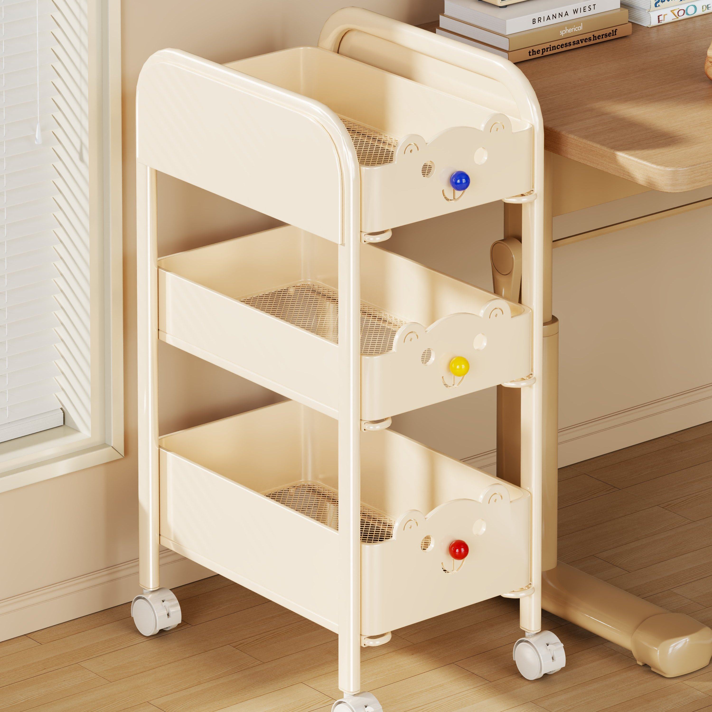 书包置物架初中生书本放置架儿童房可移动玩具收纳架多功能小推车,收纳整理,整理架/置物架/收纳架,淘宝优惠券,粉丝福利购,淘宝优惠卷