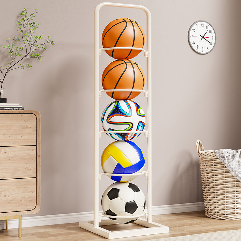 篮球收纳架家用多层足球排球摆放整理架幼儿园球类落地收纳置物架,收纳整理,运动器材收纳用具,淘宝优惠券,粉丝福利购,淘宝优惠卷