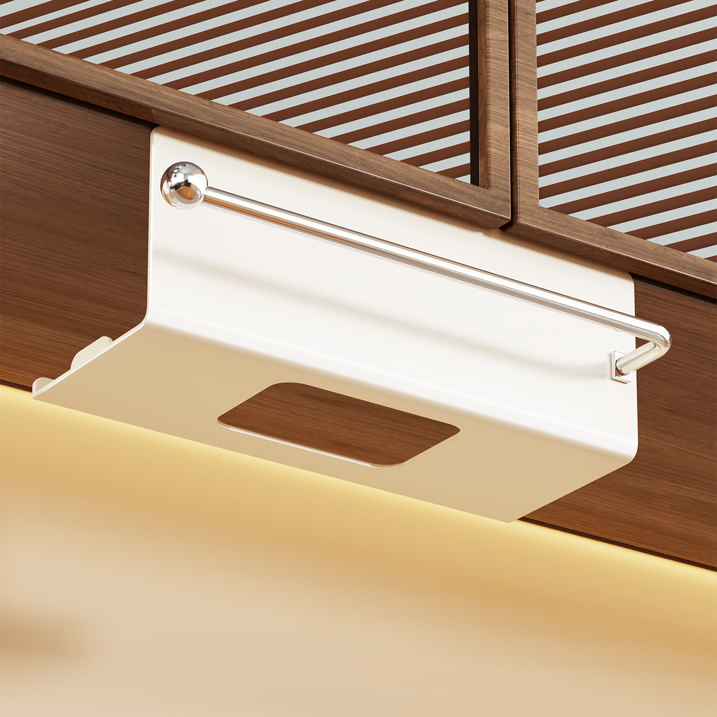 厨房纸巾架湿巾收纳盒抹布架纸挂架橱柜卷纸架吊柜下倒挂式抽纸盒,收纳整理,纸巾盒,淘宝优惠券,粉丝福利购,淘宝优惠卷