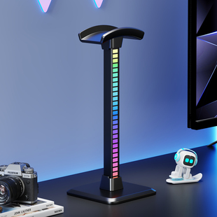 创意头戴式耳机支架耳麦架托收纳挂架挂钩电脑桌面rgb电竞置物放置架适用于索尼rog雷蛇飓风2三3放耳机的架子