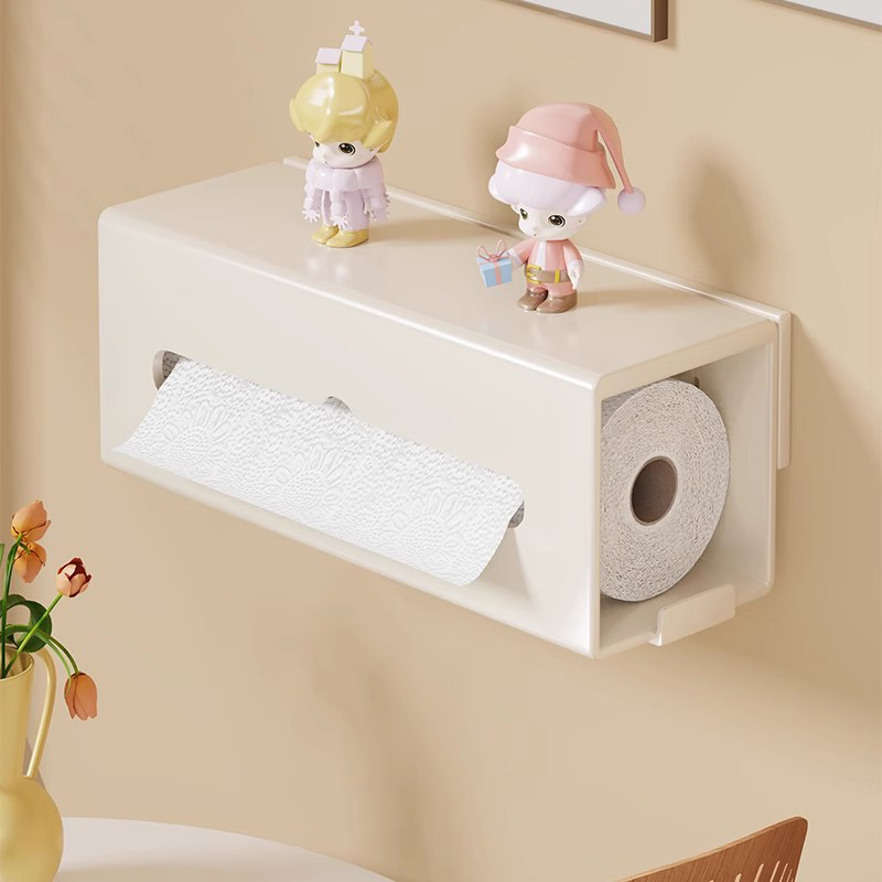 卫生间纸巾架厕所收纳盒卷纸架纸巾盒卫生间卷纸器厕纸盒卷纸盒子