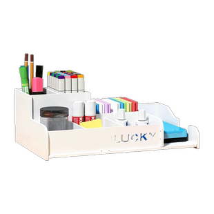 教室粉笔盒收纳盒讲台讲桌课桌学校办公室桌面文具书桌分类置物架