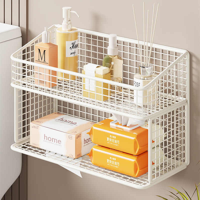 厕所纸巾盒卫生间马桶侧边挂墙收纳盒免打孔简约卷纸抽纸收纳架子,家庭/个人清洁工具,浴室角架/置物架,淘宝优惠券,粉丝福利购,淘宝优惠卷