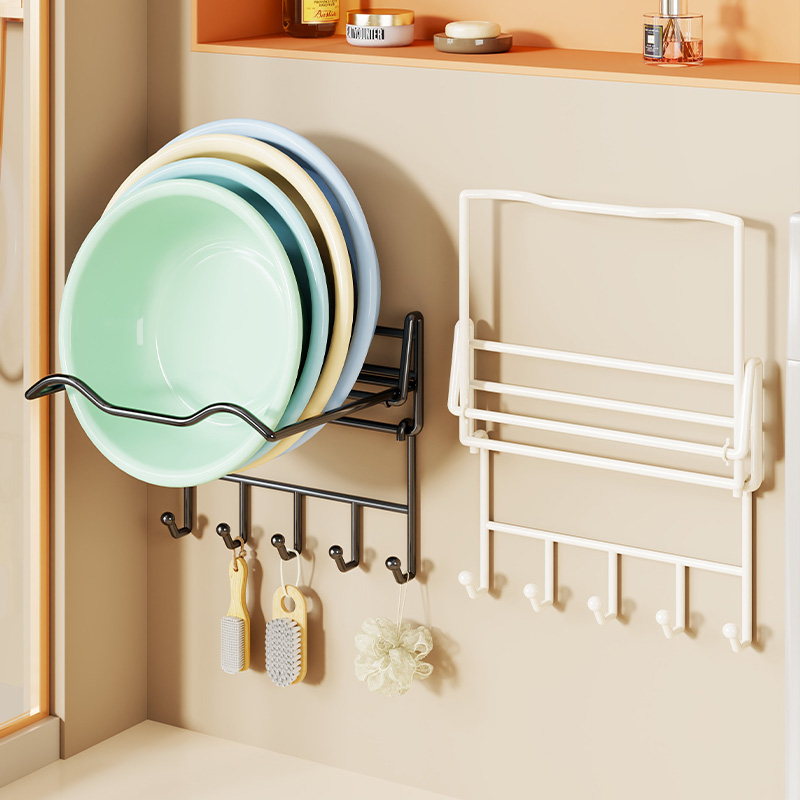 可折叠脸盆收纳架防水防锈