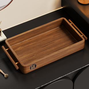 实木手串收纳盒高档手表盒水晶手链首饰手表佛珠文玩展示盒子托盘