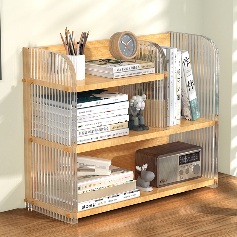 桌面置物架办公桌飘窗办公室工位桌上台面杯架收纳层架多层书架架