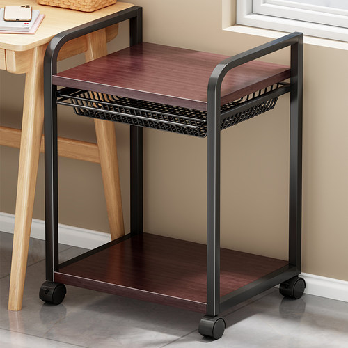 打印机置物架家用多层可抽拉