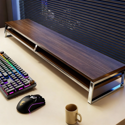 台式电脑增高架双层显示器置物架