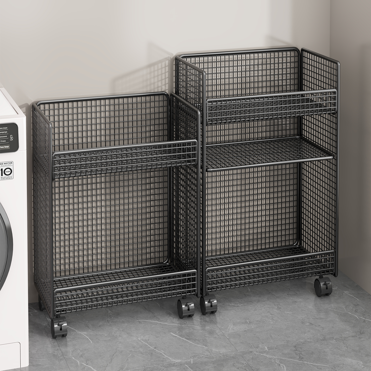 卫生间洗衣液收纳架落地小推车