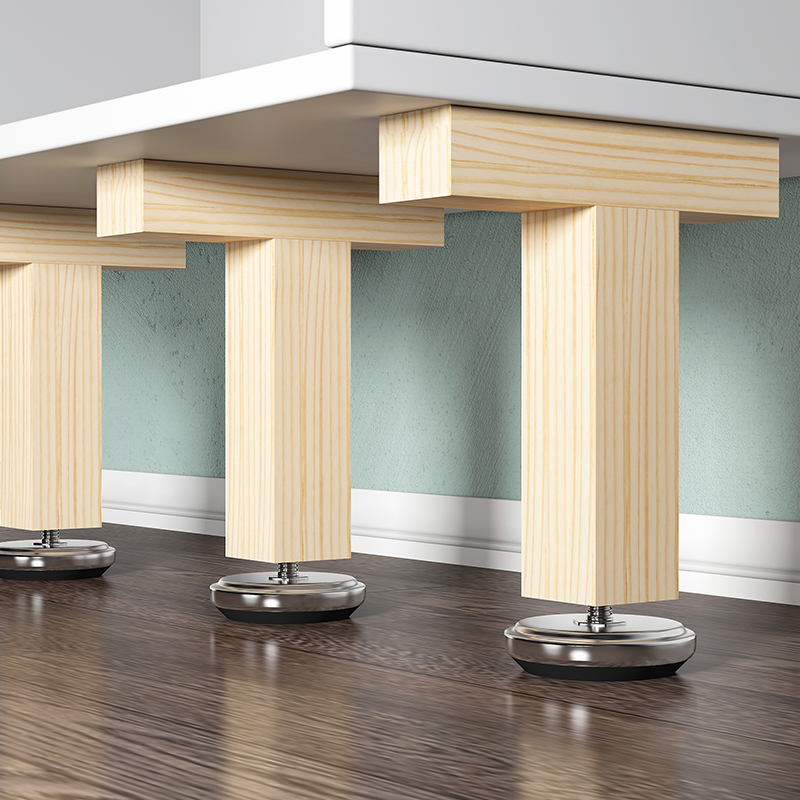 林家小子实木可调节支撑腿