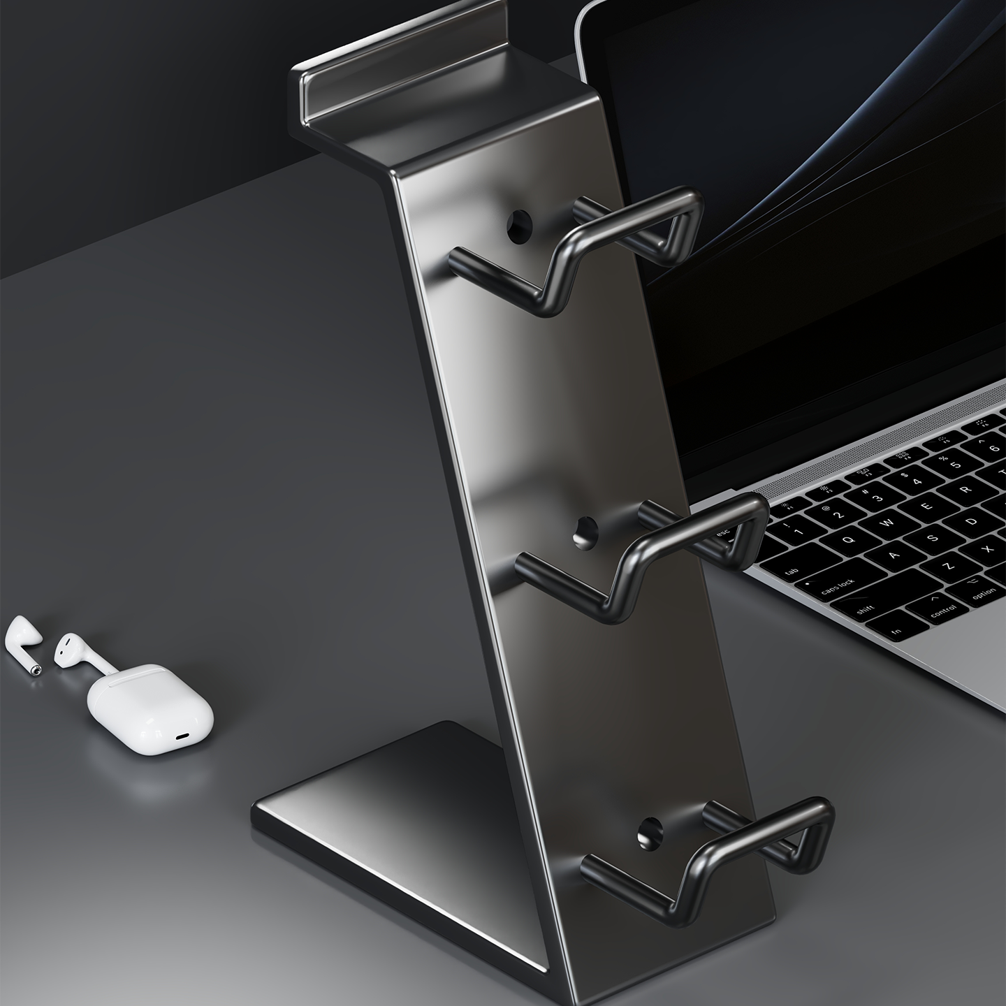 通用展示架网吧电脑游戏耳麦收纳