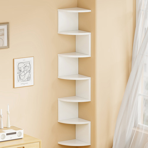 墙角置物架转角书架壁挂