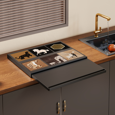 咖啡机置物架台面抽屉式