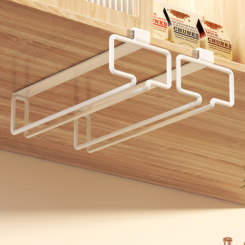 高脚杯架倒挂免打孔红酒杯架家用