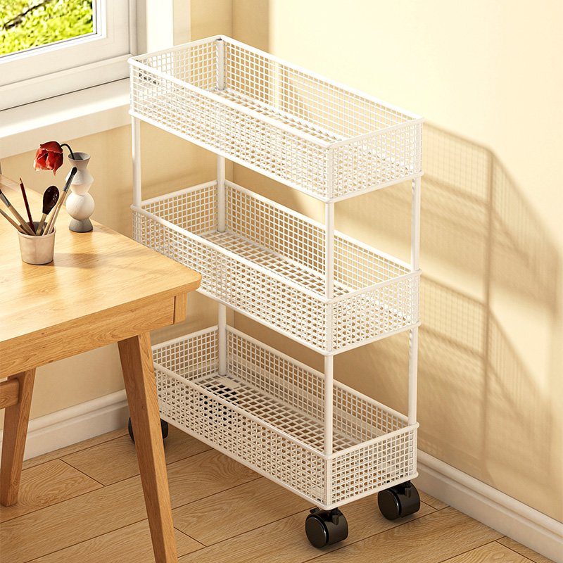 夹缝置物架家用沙发缝隙可移动多层收纳架客厅窄缝零食整理架书架