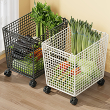 厨房置物架多功能果蔬收纳架落地可移动架子水果蔬菜空间利用神器