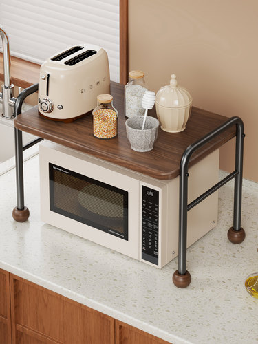 厨房架微波炉家用电饭煲锅储物架多功能台面烤箱集成架