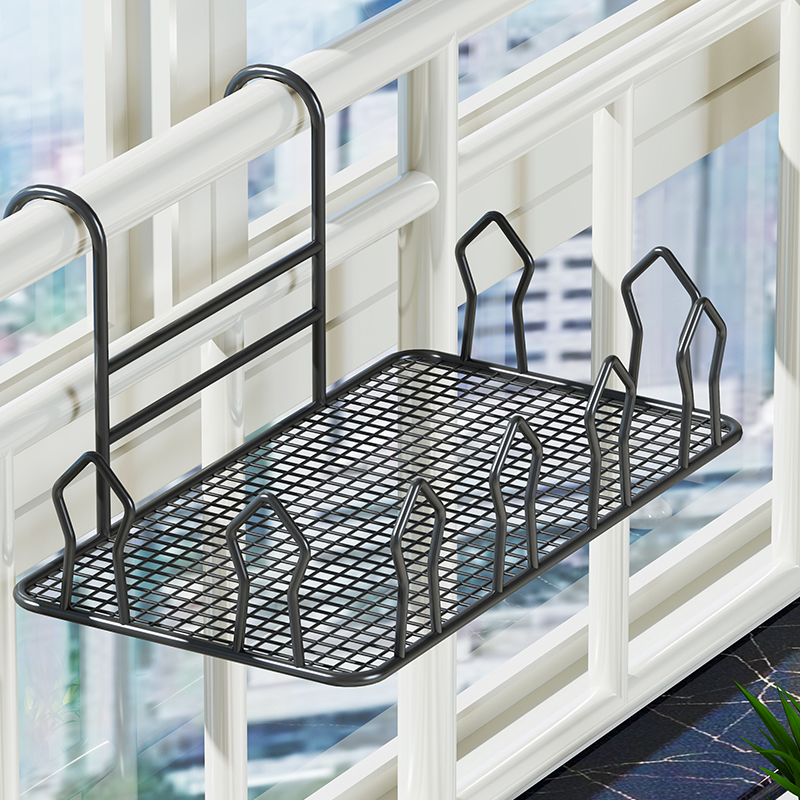 阳台晾鞋架窗台晾晒架子