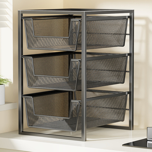 菜篮子置物架厨房多功能蔬菜收纳筐落地多层家用储物架可抽拉菜架