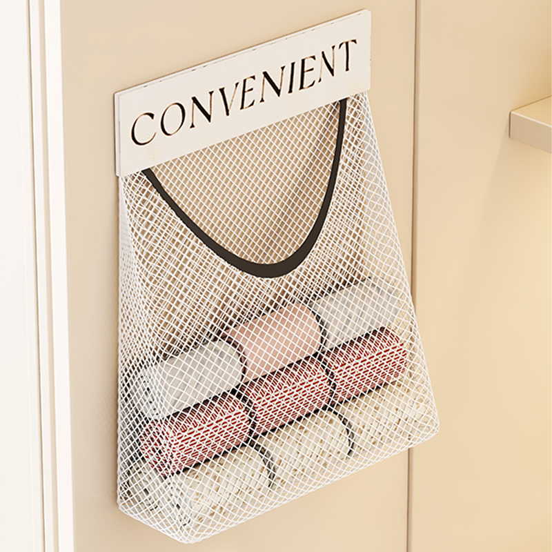袜子收纳挂袋宿舍柜内装内衣的袋子侧面网兜挂式布艺衣柜侧边网袋