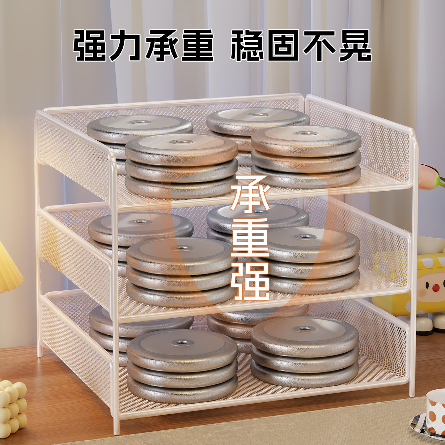 儿童桌上简易书架置物架