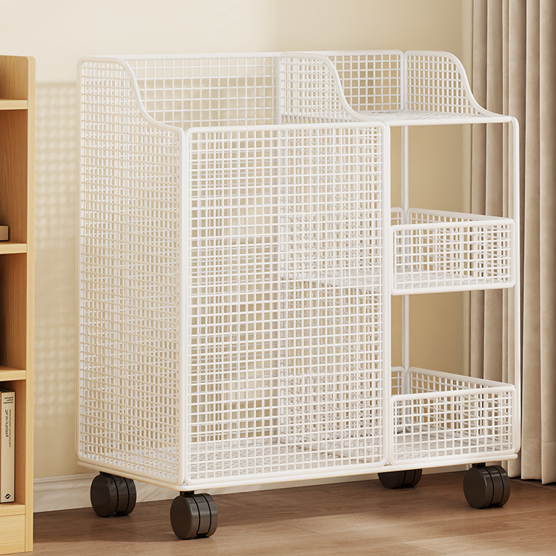 厨房菜篮子置物架落地多层果蔬菜收纳架多功能家用零食推车储物架