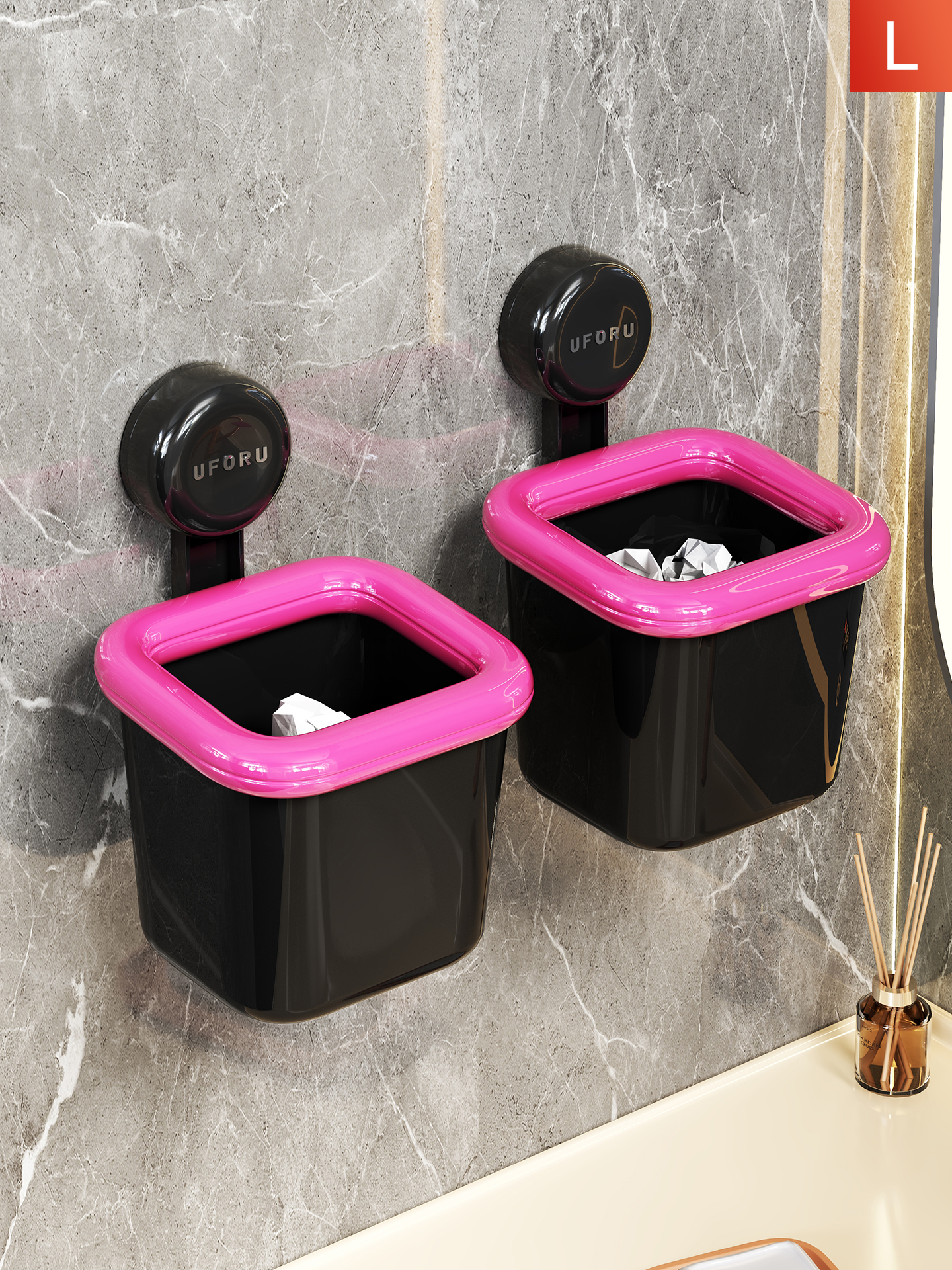 洗脸巾收纳盒废弃绵柔巾浴室洗漱台卫生间吸盘壁挂二次利用置物架