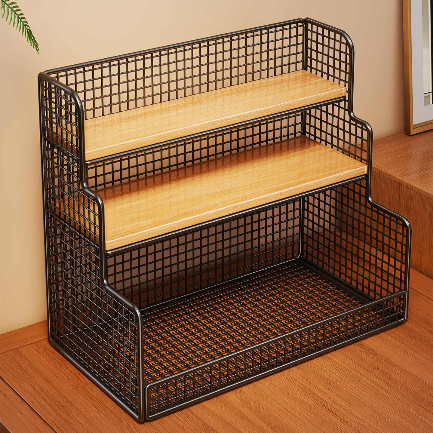 杯架桌面置物架分层整理神器