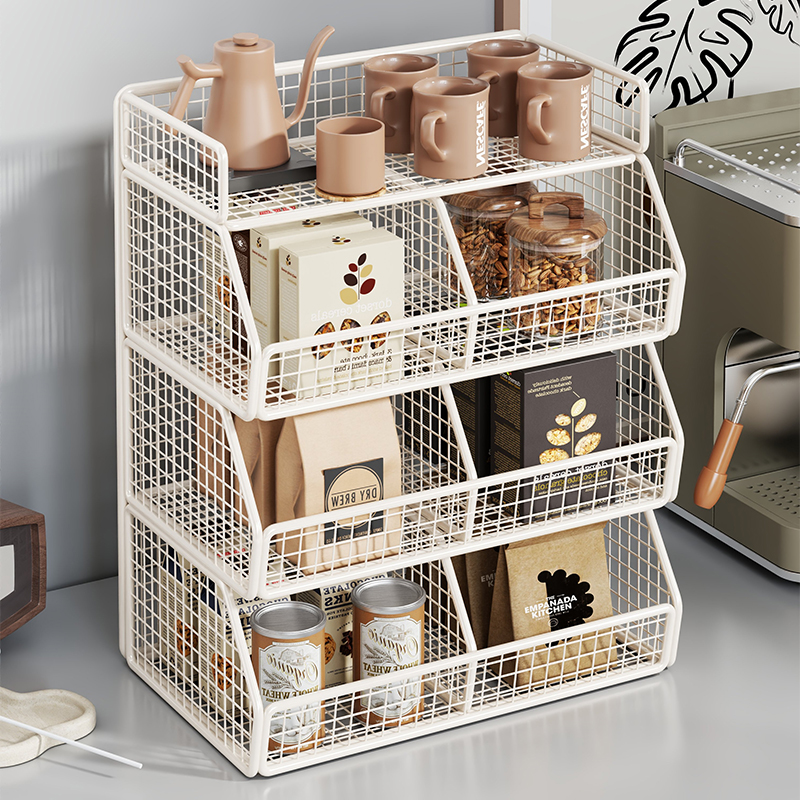 桌面收纳盒茶包放咖啡置物架