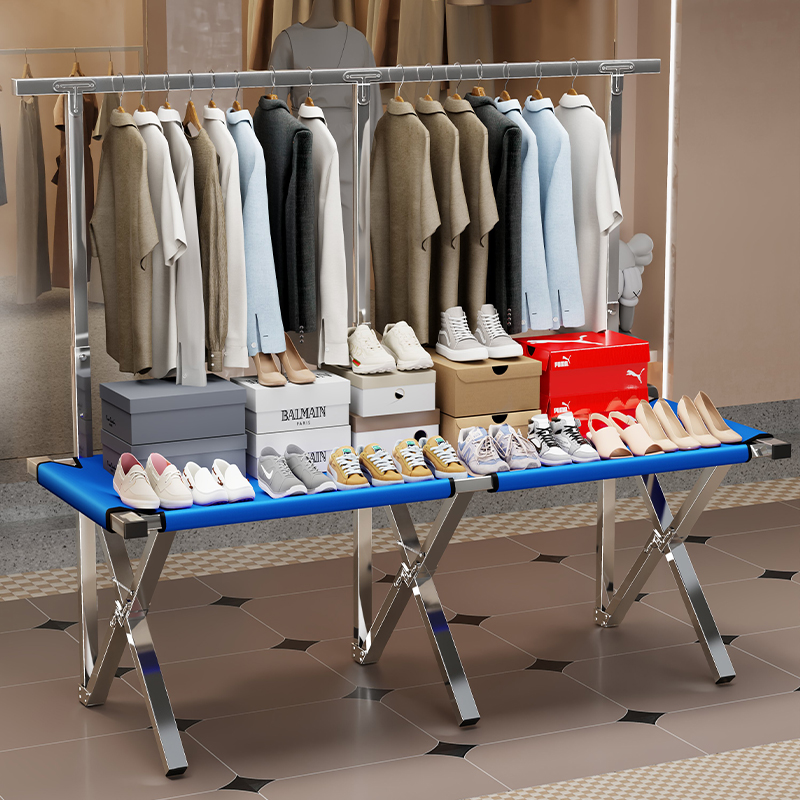 地摊架摆货架便携折叠摆摊挂衣服架加厚夜市多功能方便灵活摆摊架