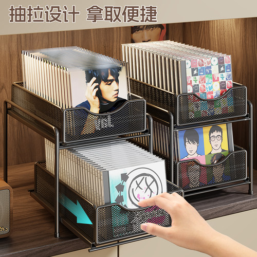 CD碟片架子桌面抽拉式