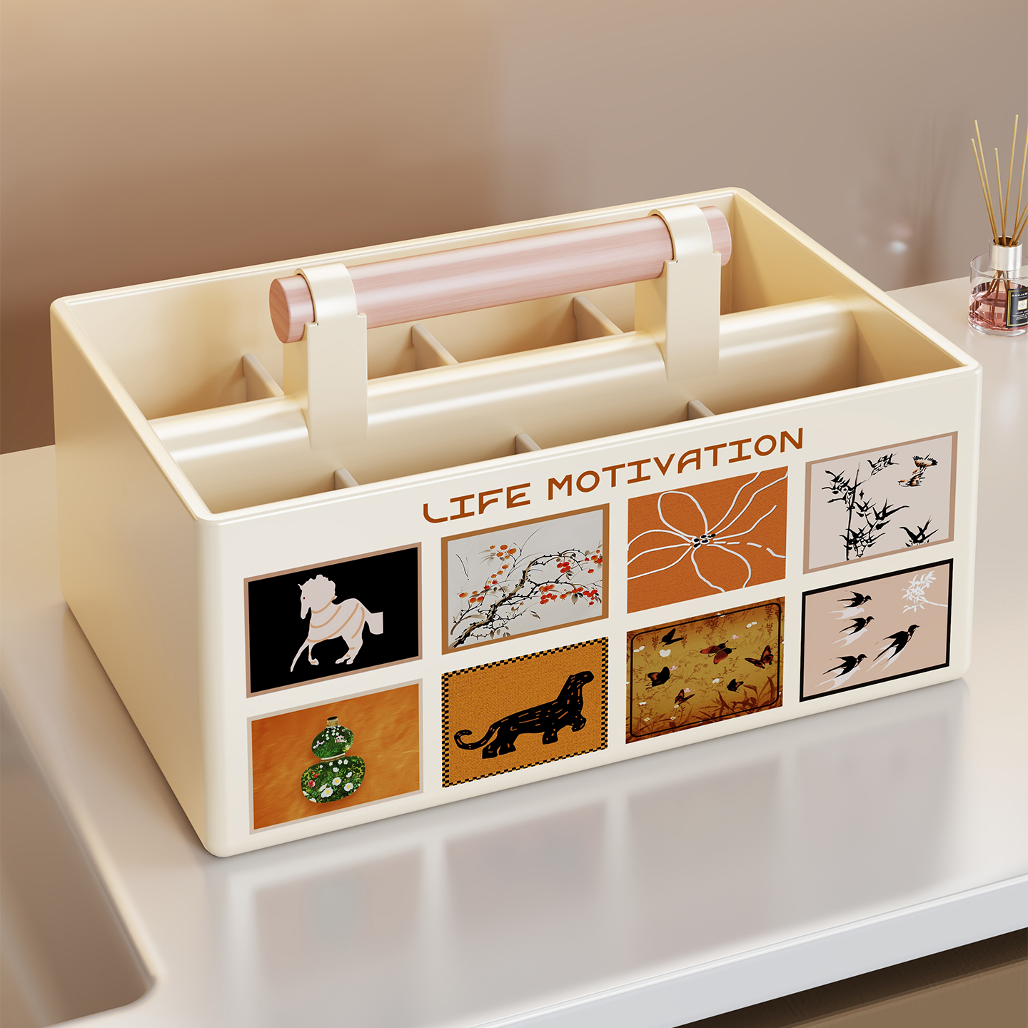 桌面多功能收纳盒化妆品口红