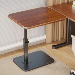 桌面延长板办公桌边落地可移动桌子拓展台延伸板加长电脑键盘托架