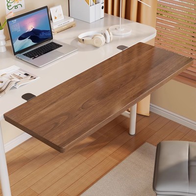 可折叠桌面延长板免打孔键盘托架