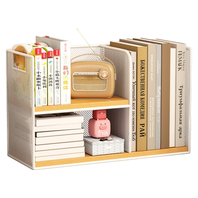 书桌收纳置物架双层桌面书架