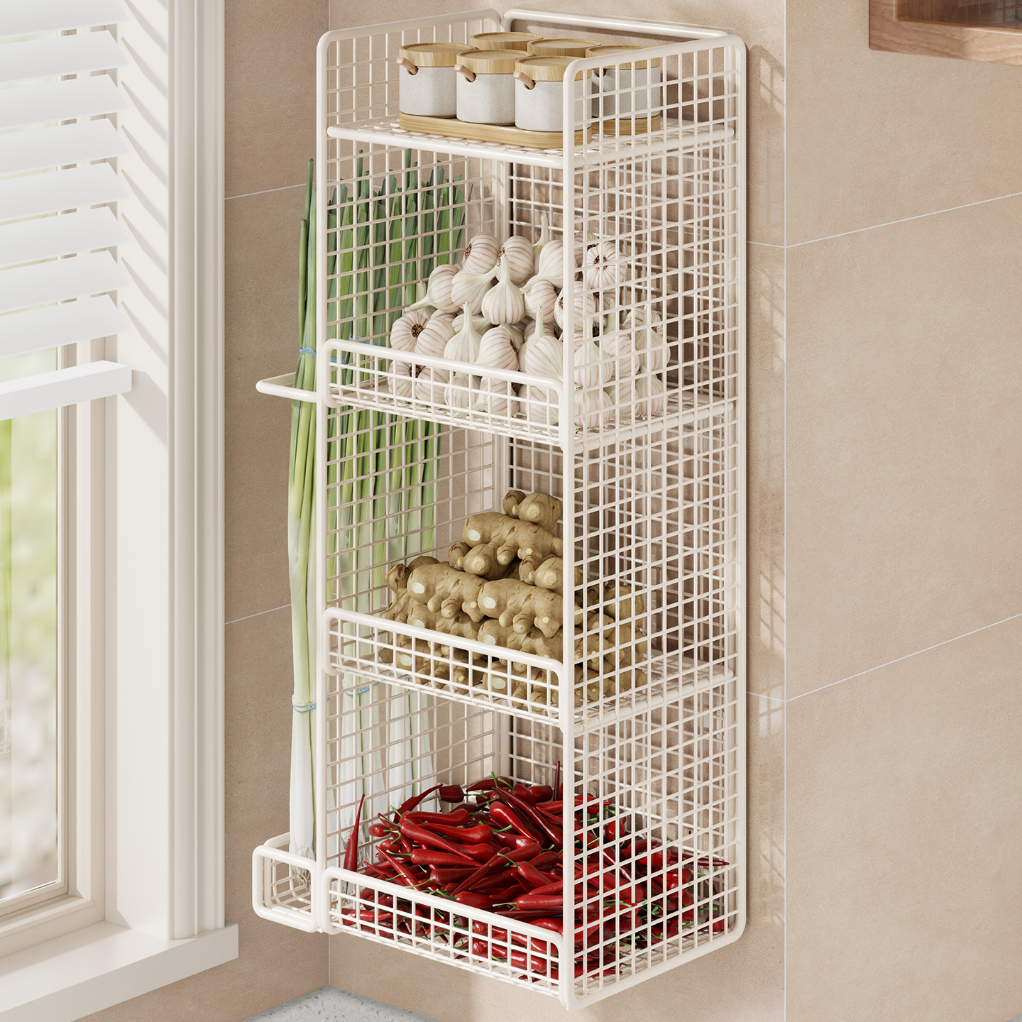 多功能置物架沥水挂架