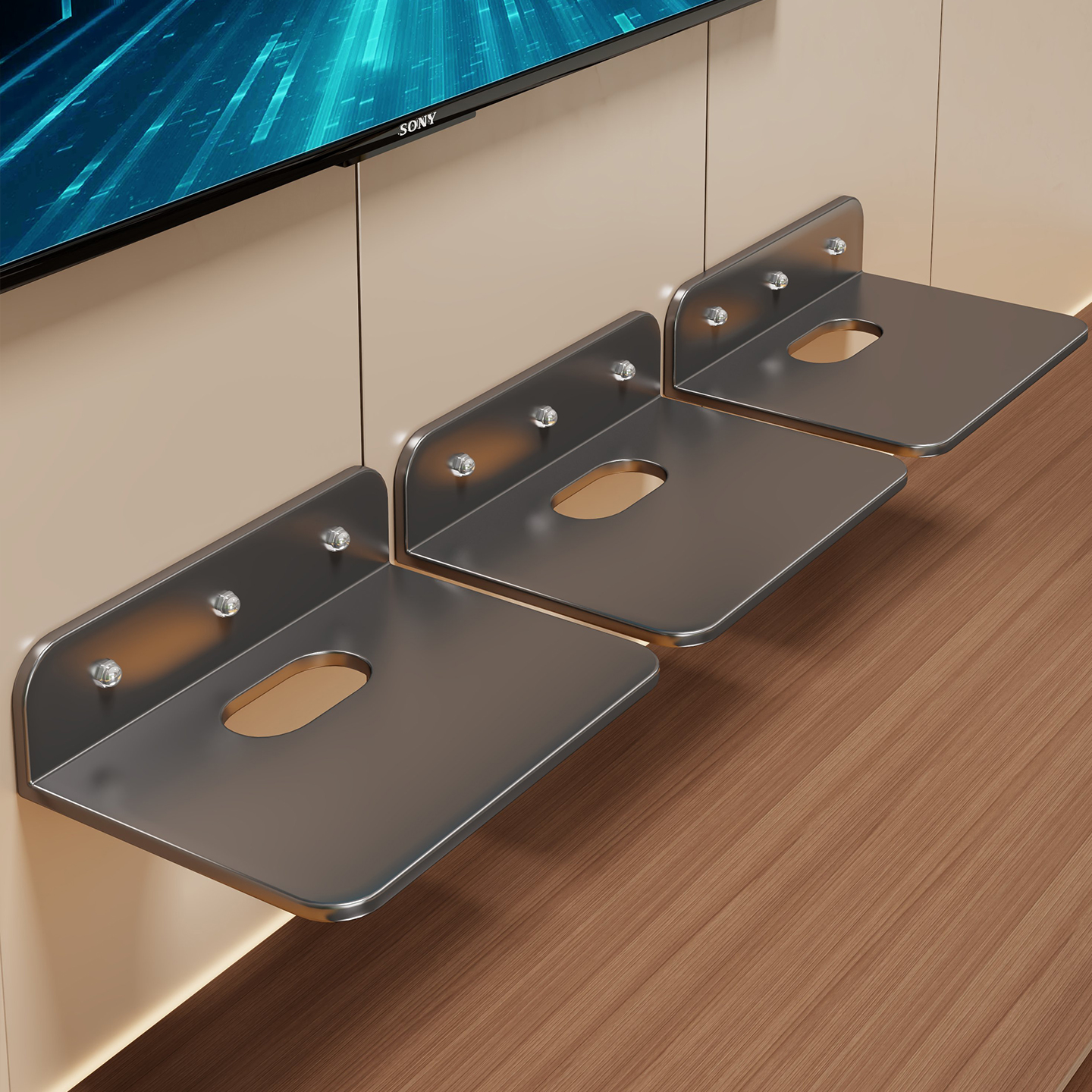 路由器放置架免打孔墙上壁挂