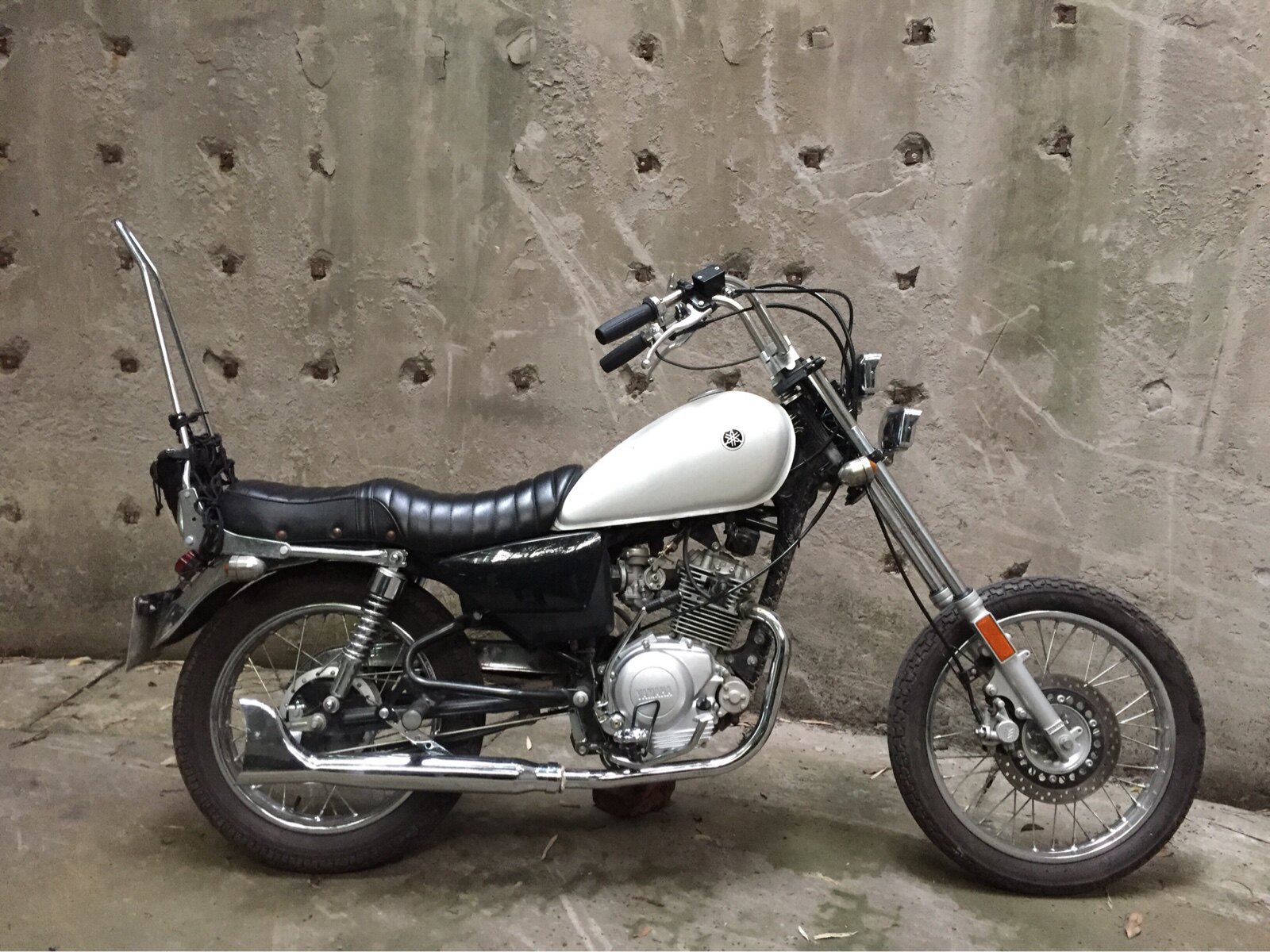 雅马哈天俊yamaha前减震加5加高前避震加高车身加高直装