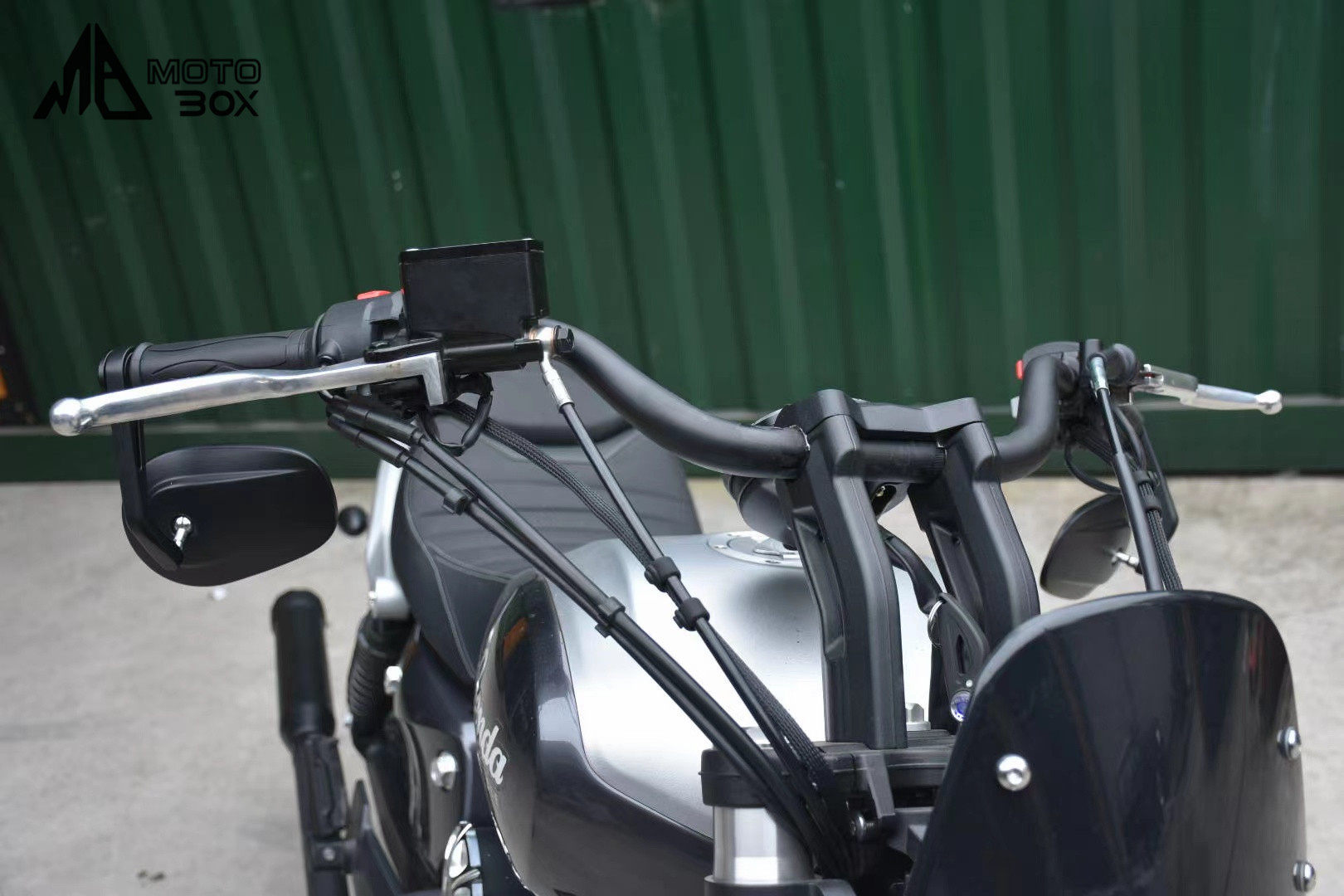 厂促奔达灰石300改装小燕把低趴后倾变径车把高把加厚龙头小雁把