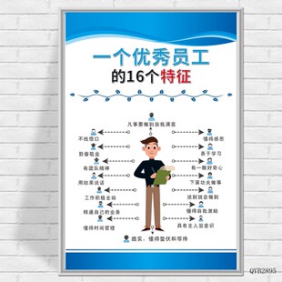 企业文化墙励志标语标识牌子公司文化团队精神墙贴办公室工厂车间
